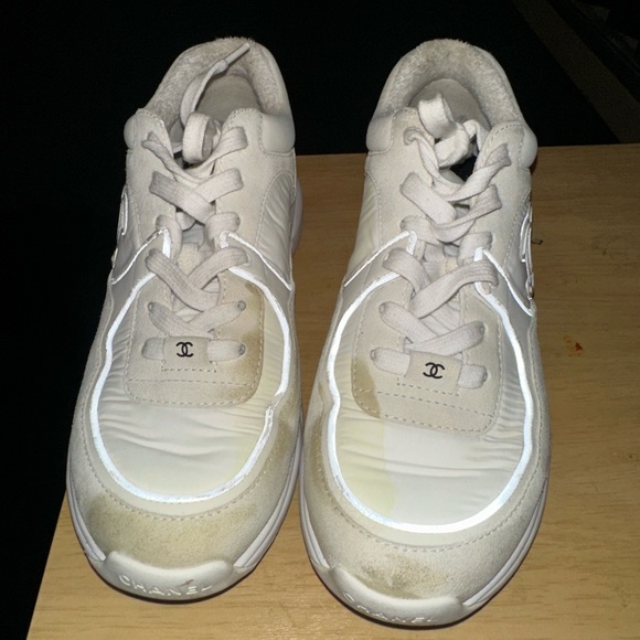 Chanel White Sneakers - Picture 1 of 5